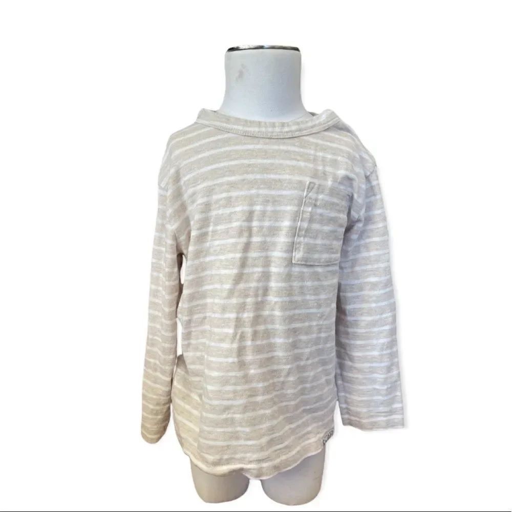 Boys Baby Gap ‘Lived In’ Striped Ranglan Top - Sz 3 yrs